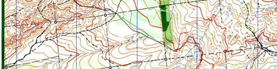 Orienteering map - Нитка2