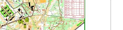 Orienteering map - Открытое сердце