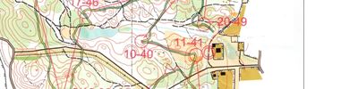 Orienteering map - Первенство Миасса