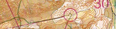 Orienteering map - туда климовск ч.2