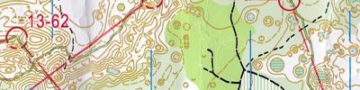 Orienteering map - Nizhny Novgorod autumn. 2nd day