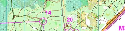 Orienteering map - Чемпионат России