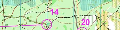 Orienteering map - ЧР (Пермь) 2015 - Гандикап2