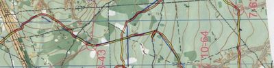 Orienteering map - Азимуты (силовая)