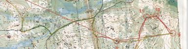 Orienteering map - Открытый Кубок Свердловской Области (5 сентября 2015г.)