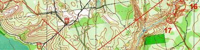Orienteering map - Кубок России