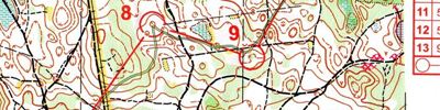 Orienteering map - Кубок России