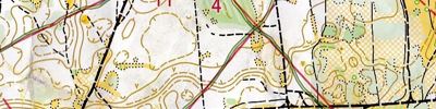 Orienteering map - Open championship sports school №12