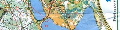 Orienteering map - Чемпионат Москвы (эстафета 2 этапа)