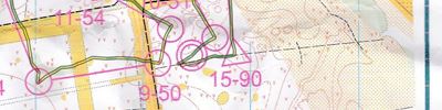 Orienteering map - Дубравушка 2015. 1-й день. 2-й этап