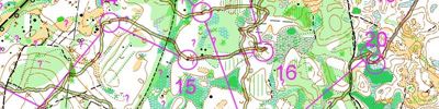 Orienteering map - Красный лист Лонг