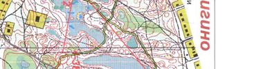 Orienteering map - Чемпионат Нижегородской области, 2х этапные эстафеты