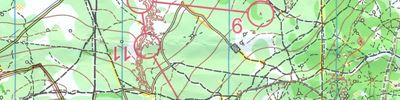Orienteering map - 