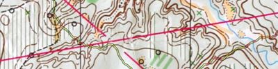 Orienteering map - Минка треня
