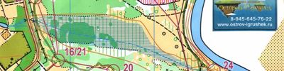 Orienteering map - Всероссийские соревнования