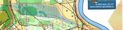 Orienteering map - Владимиро-Суздальская русь
