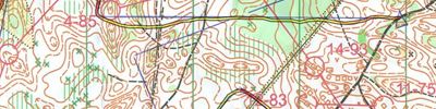 Orienteering map - 
