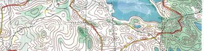 Orienteering map - Нитка