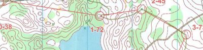 Orienteering map - OMR-Moscompass