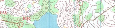 Orienteering map - OMR-Moscompass 2 круг