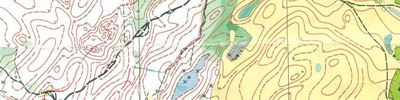 Orienteering map - Нитка-турбаза
