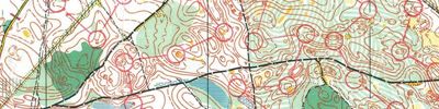 Orienteering map - Нитка с опрокидыванием