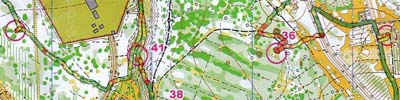 Orienteering map - Синяя Призма FISHIAN 2013