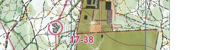 Orienteering map - Нитка