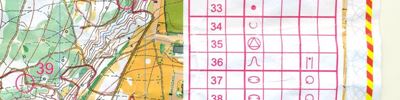 Orienteering map - Нитка