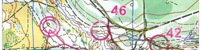 Orienteering map - Нитка