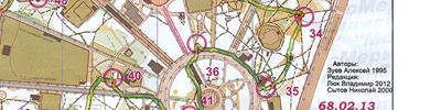 Orienteering map - Московский Меридиан 2013 Весна 1 Этап