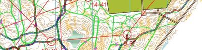 Orienteering map - Ориентатлон 2016 Классика