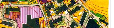 Orienteering map - Спринт, финальный забег