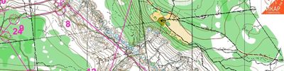 Orienteering map - Кубок России WRE
