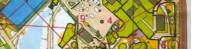 Orienteering map - Тренировочный старт, спринт, дистанция 1