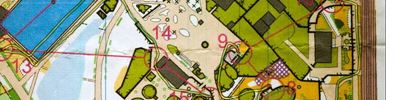 Orienteering map - Тренировочный старт, спроинт, дистанция 2
