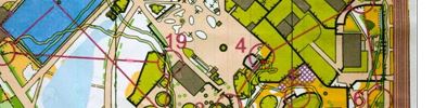 Orienteering map - трен старт в садике 1 мая