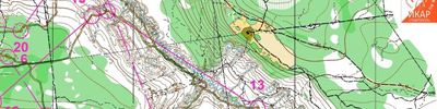 Orienteering map - Кубок России