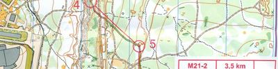 Orienteering map - Чемпионат Москвы