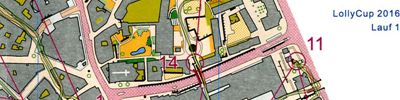 Orienteering map - Meenzer Dom