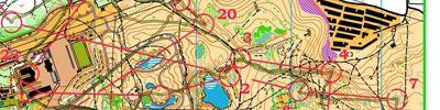 Orienteering map - Четверги
