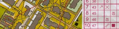 Orienteering map - Чемпионат области, Большое Пикино, спринт