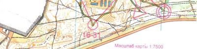 Orienteering map - Тренировочный старт