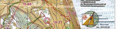 Orienteering map - Московский Меридиан 2013 Весна 5 этап
