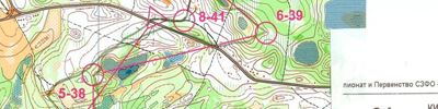 Orienteering map - ЧиП СЗФО (1-й день, 2-я карта)