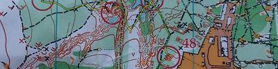 Orienteering map - Четверги