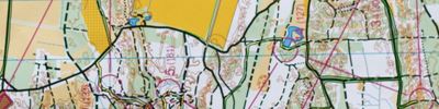 Orienteering map - MTB-O Midl/ Danmark