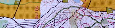 Orienteering map - traning camp 2013