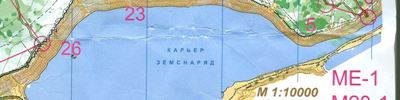 Orienteering map - Чемпионат Москвы