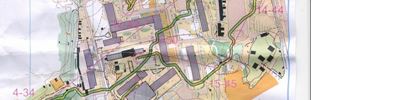 Orienteering map - ЧО спринт